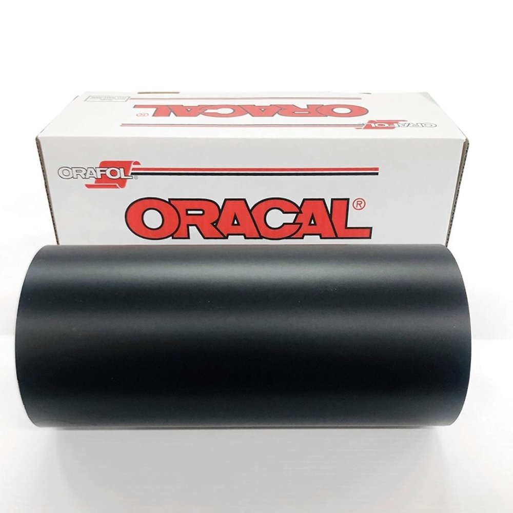 12" x 1 Yard MATTE BLACK Oracal 651 Cricut Hobby Craft Decal Vinyl Sticker